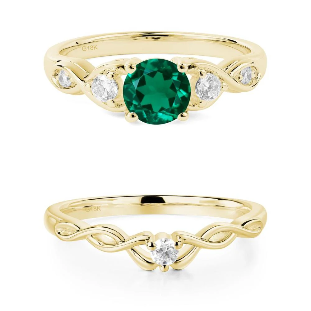 Emerald Twisted Ring - Image 23