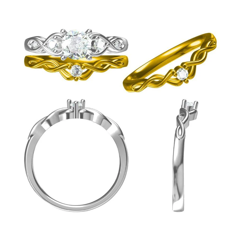 Morganite Twisted Ring - Image 10