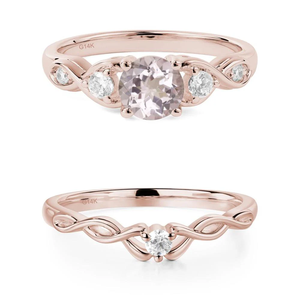 Morganite Twisted Ring - Image 11