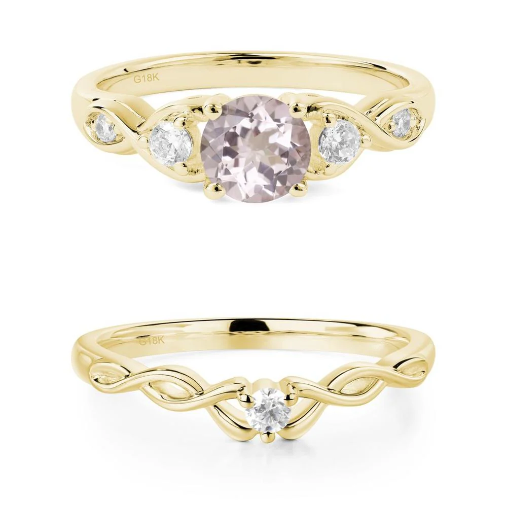 Morganite Twisted Ring - Image 13
