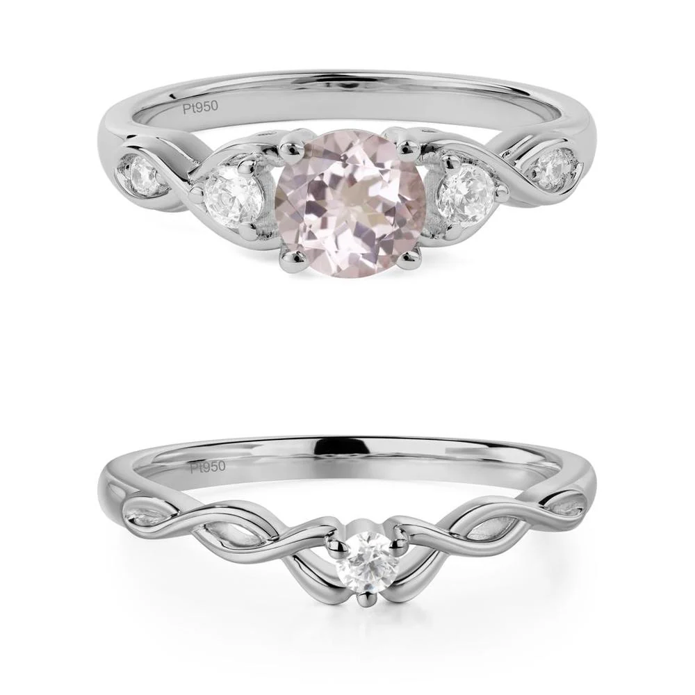 Morganite Twisted Ring - Image 17