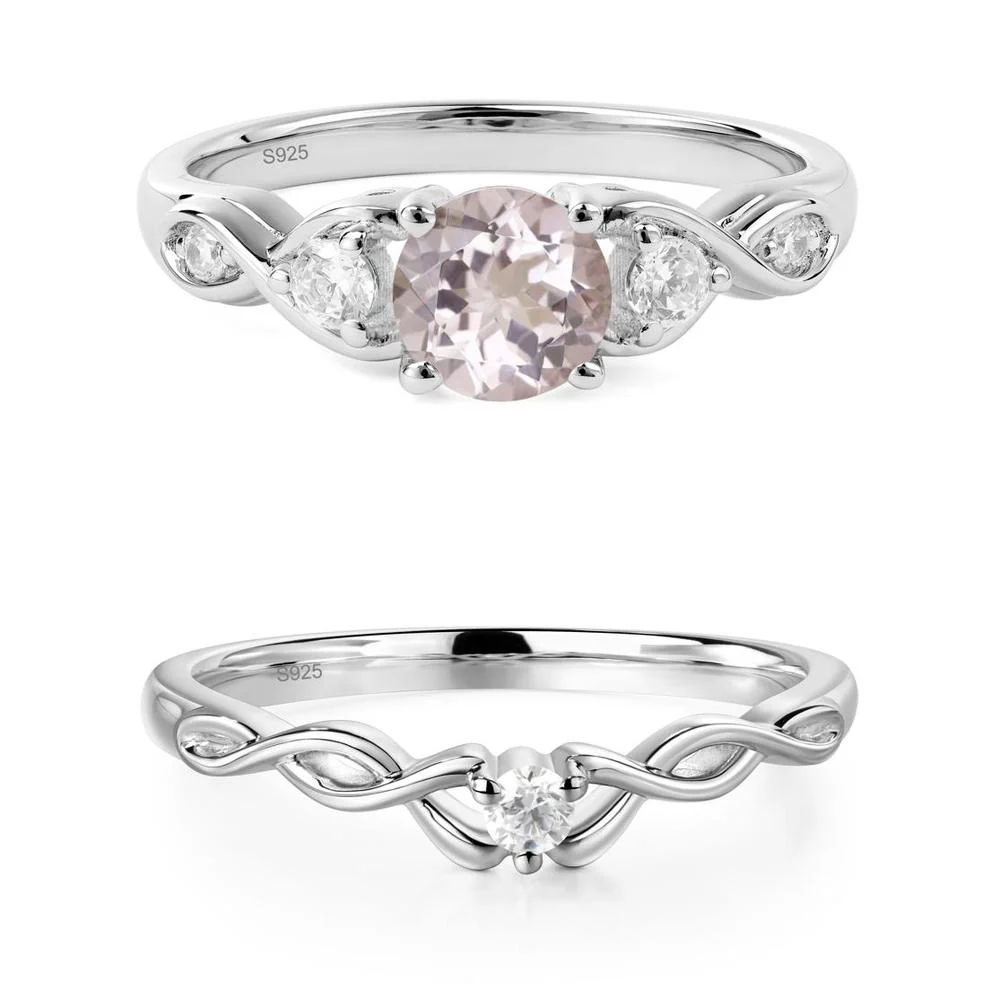 Morganite Twisted Ring - Image 19