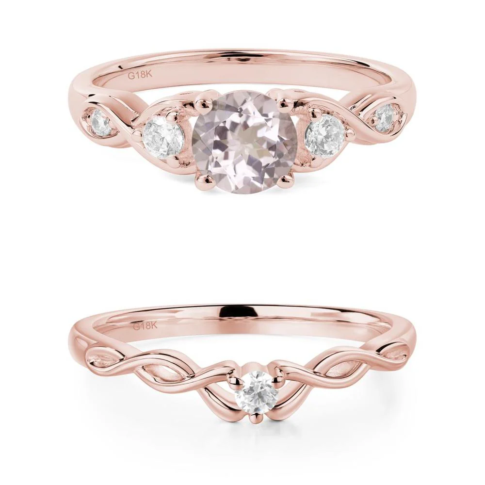 Morganite Twisted Ring - Image 23