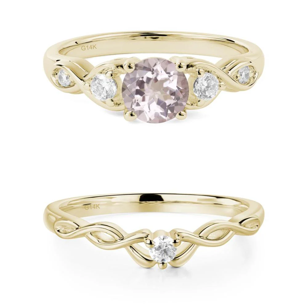 Morganite Twisted Ring - Image 27