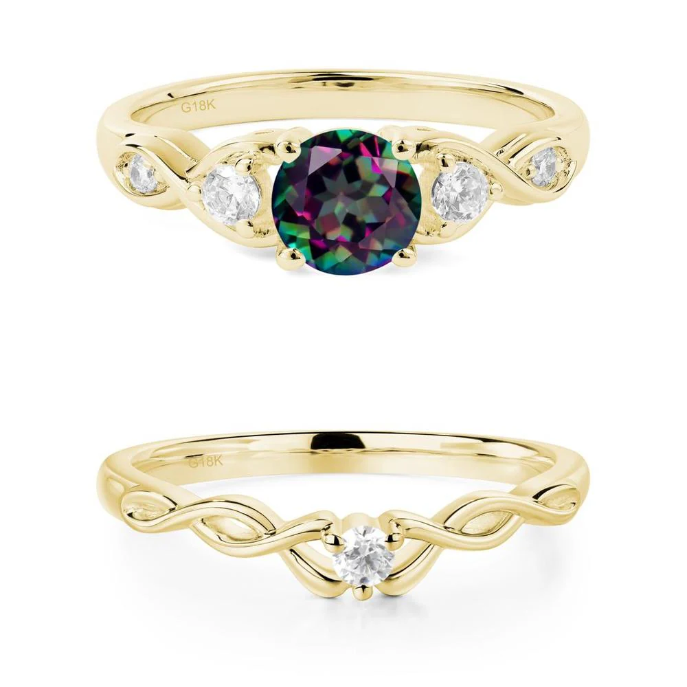 Mystic Topaz Twisted Ring - Image 11