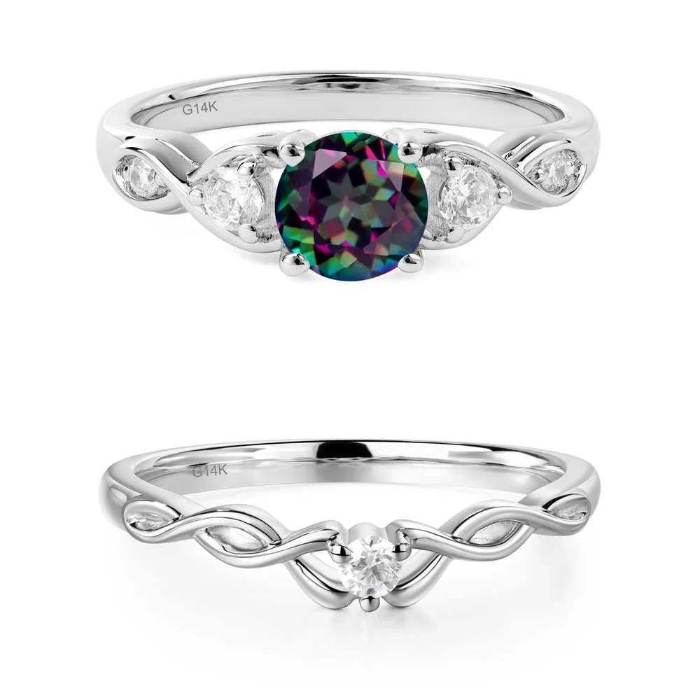 Mystic Topaz Twisted Ring - Image 13