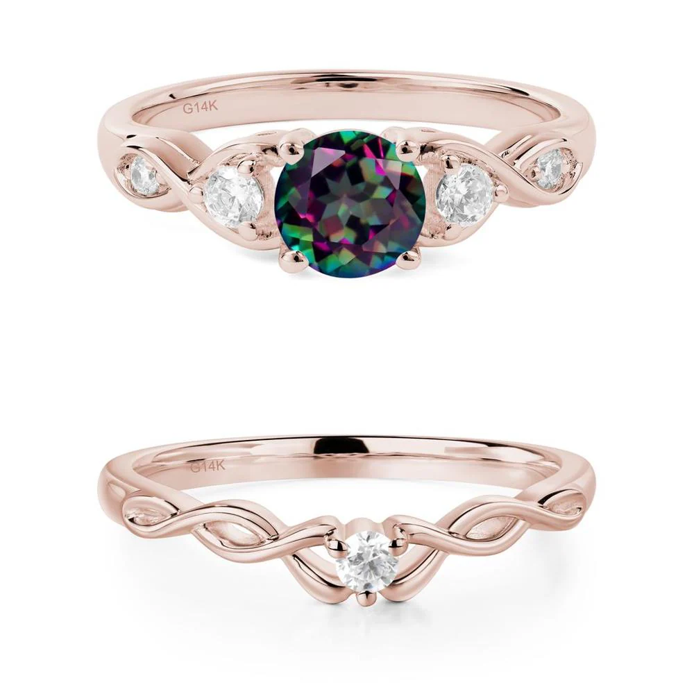 Mystic Topaz Twisted Ring - Image 23