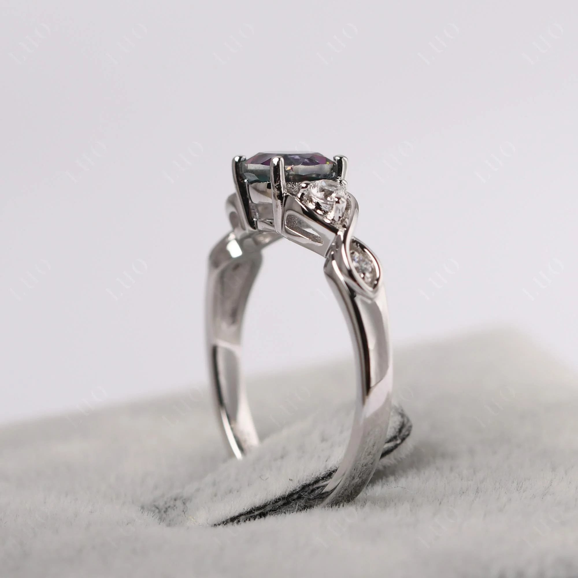 Mystic Topaz Twisted Ring - Image 32