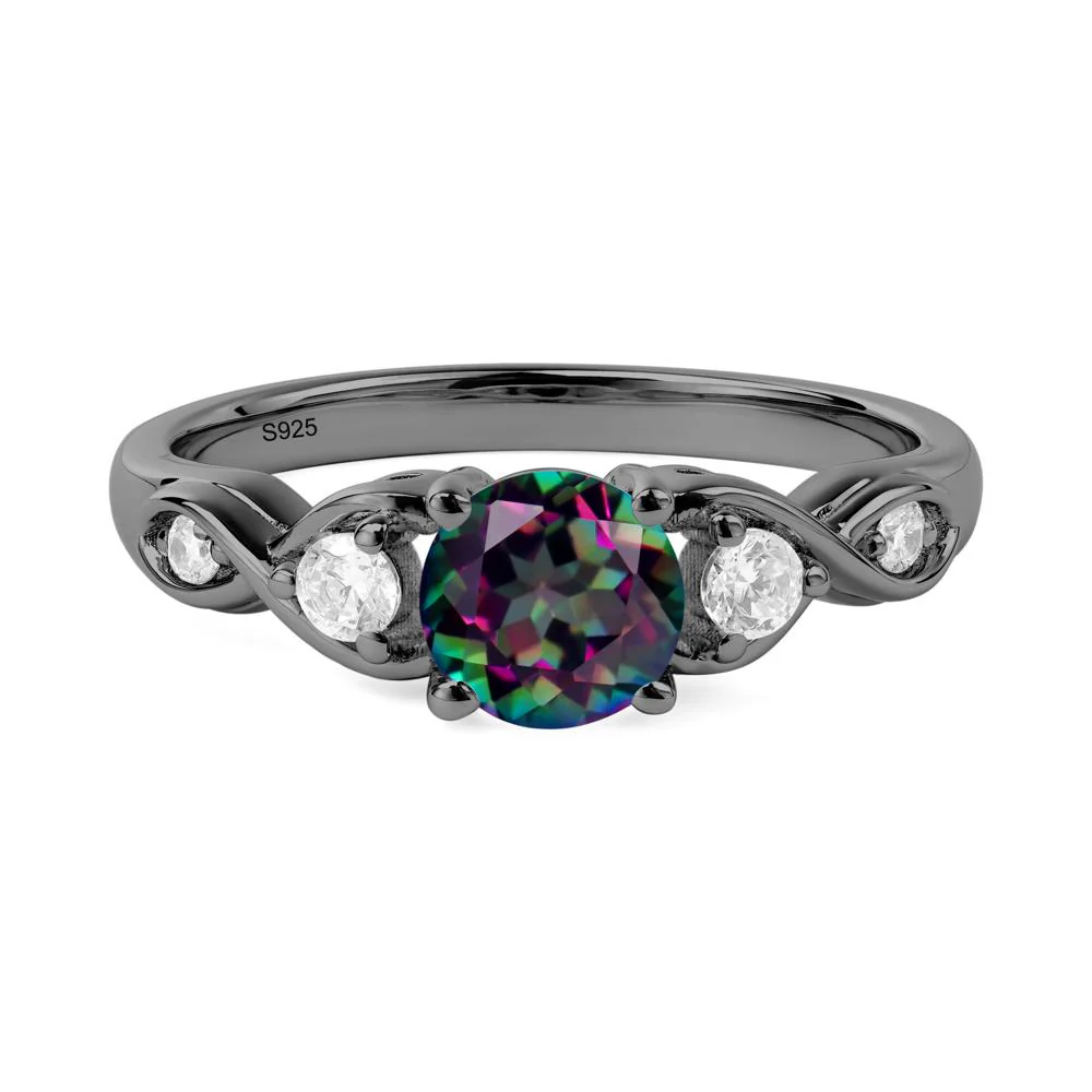 Mystic Topaz Twisted Ring - Image 8