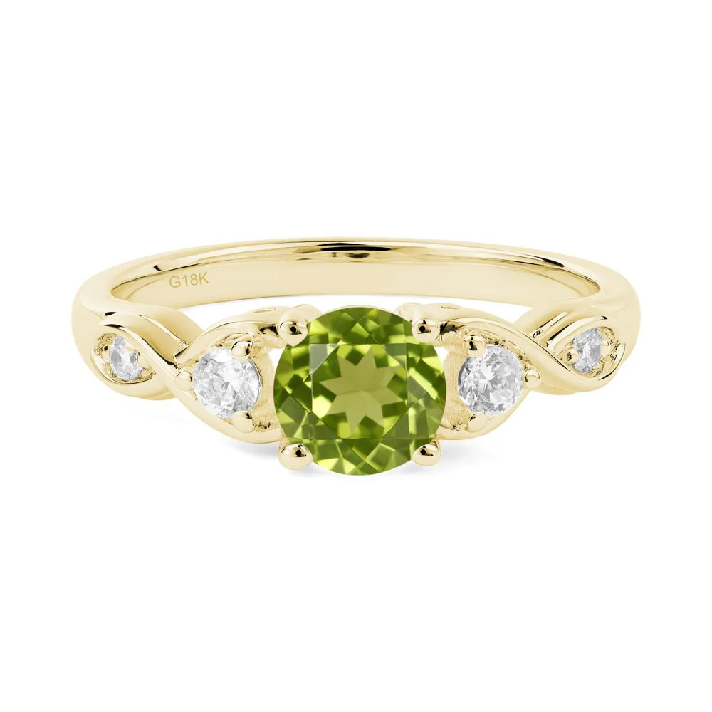 Peridot Twisted Ring - Image 3