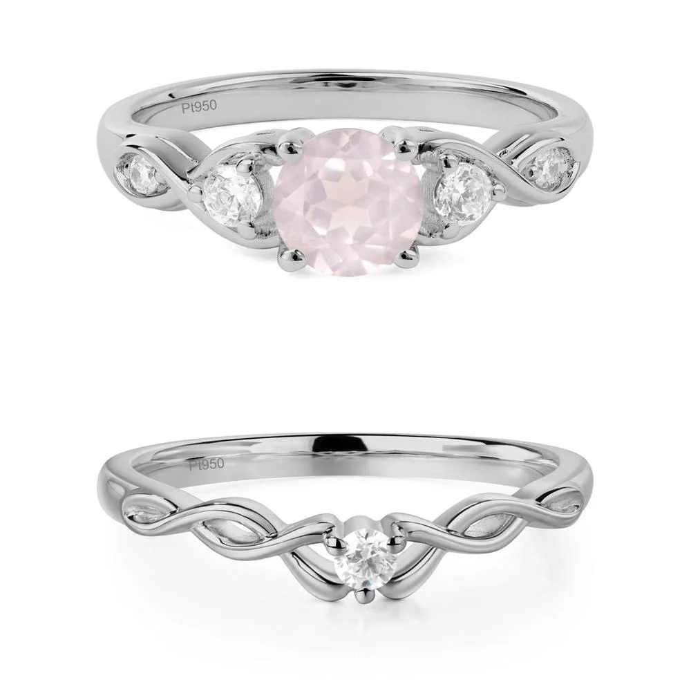 Rose Quartz Twisted Ring - Image 13