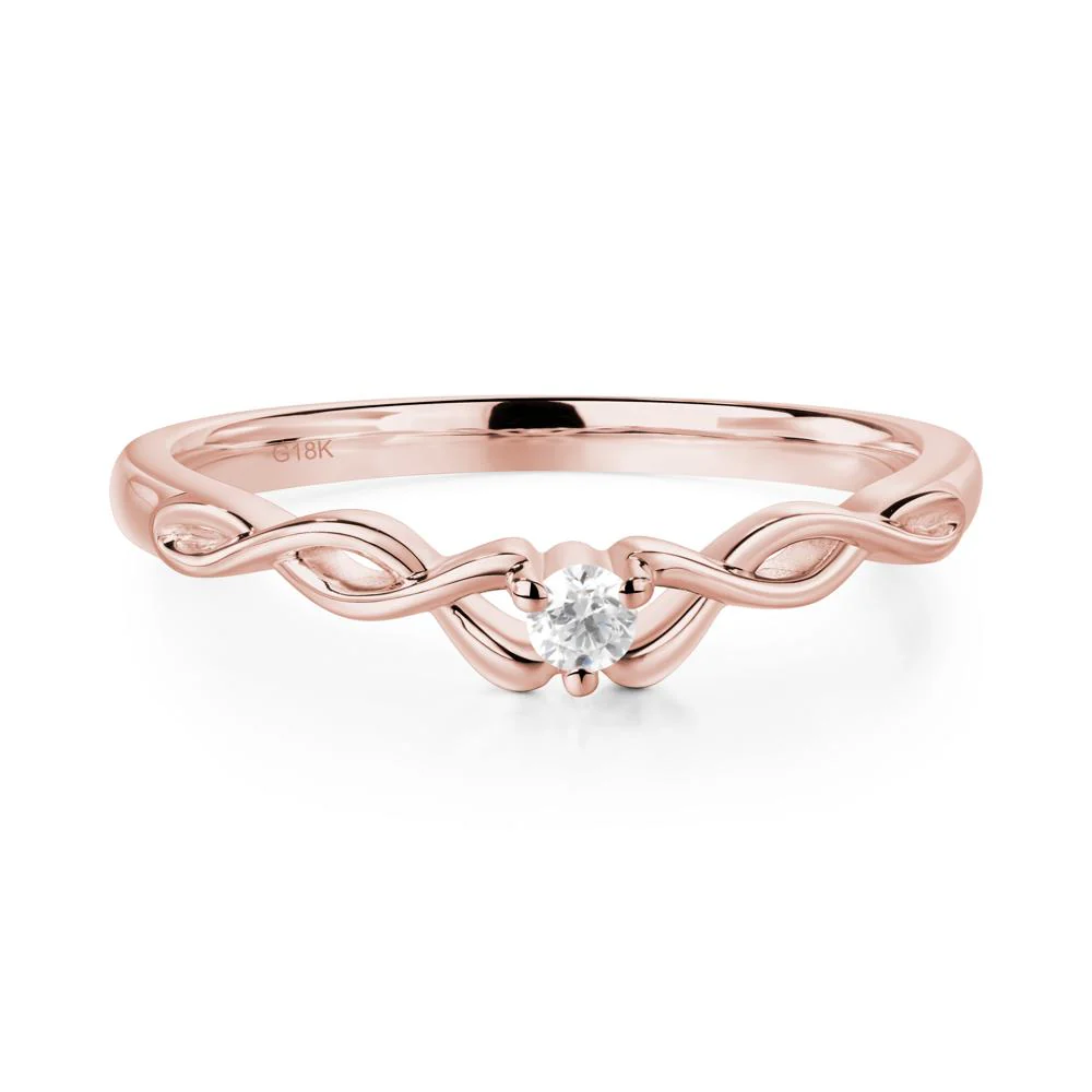 Rose Quartz Twisted Ring - Image 22
