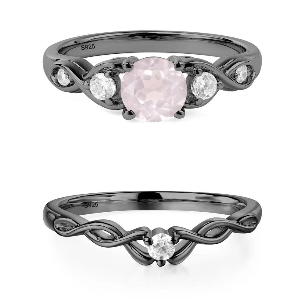 Rose Quartz Twisted Ring - Image 27