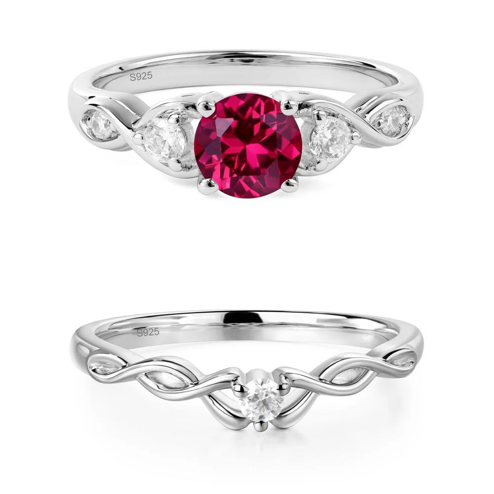 Ruby Twisted Ring - Image 11