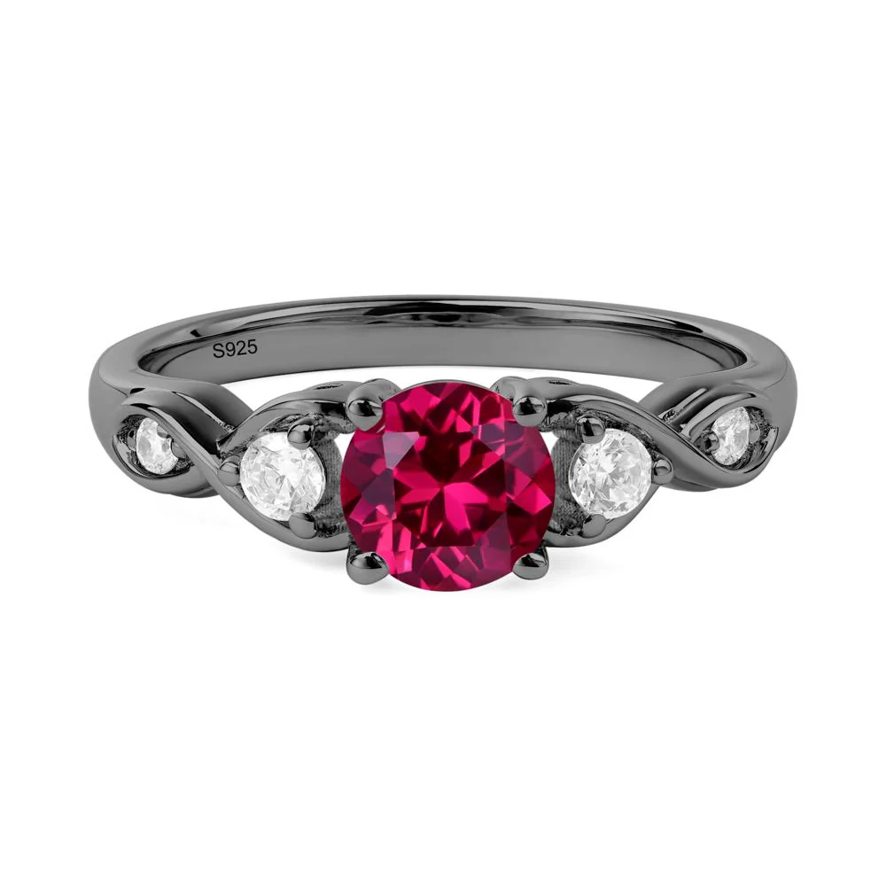Ruby Twisted Ring - Image 3