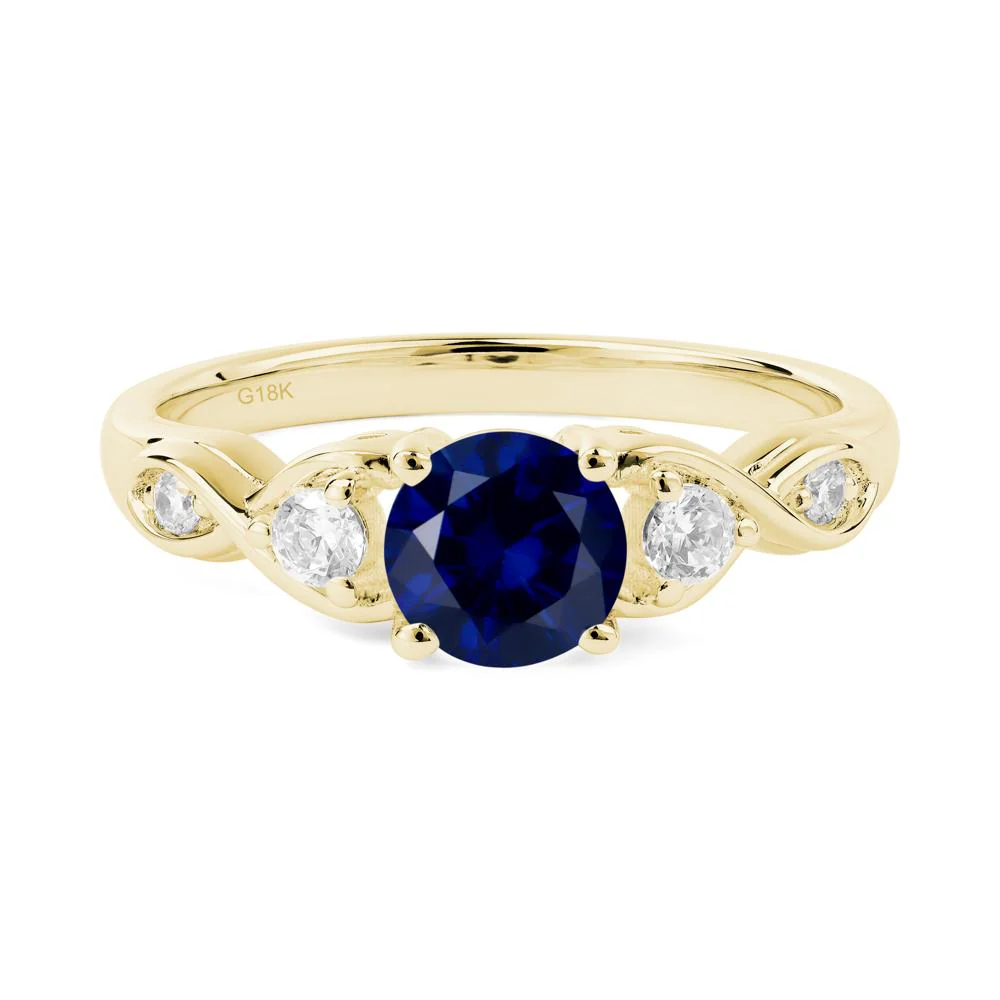 Sapphire Twisted Ring - Image 2