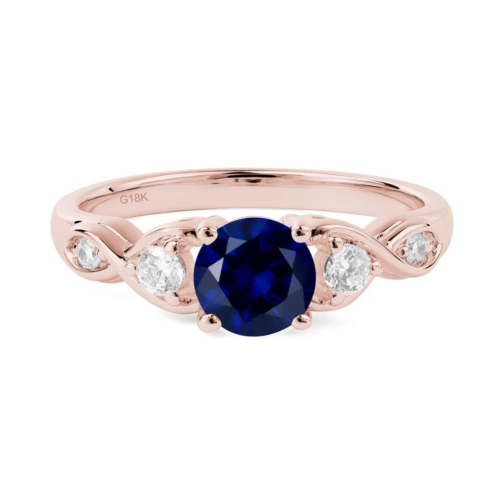 Sapphire Twisted Ring - Image 3