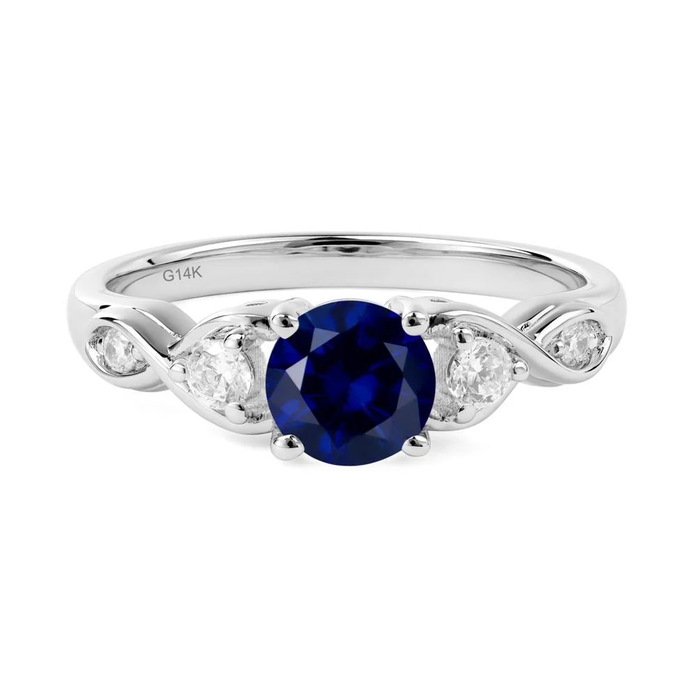 Sapphire Twisted Ring - Image 4