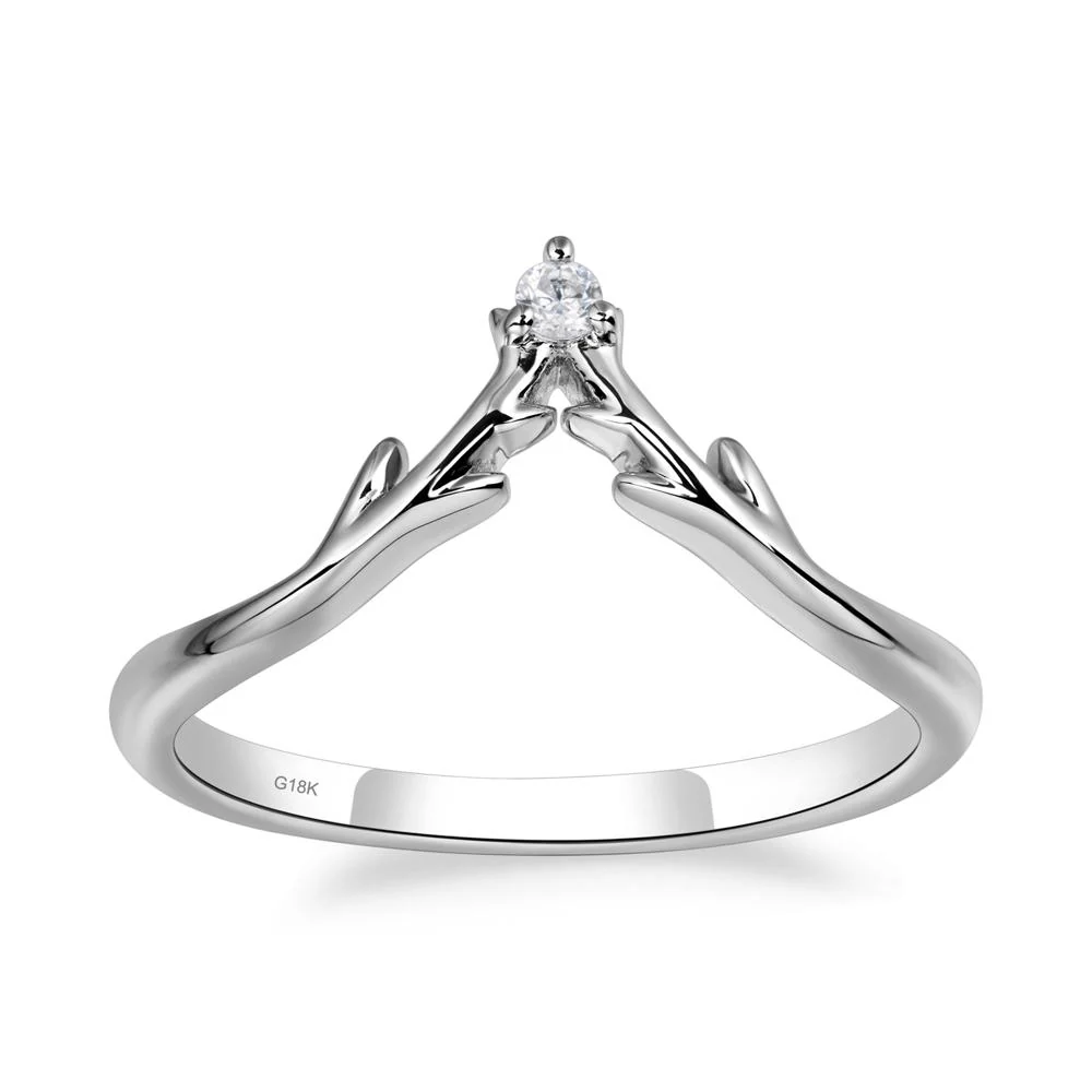 Green Amethyst Crescent Moon and Star Ring - Image 20