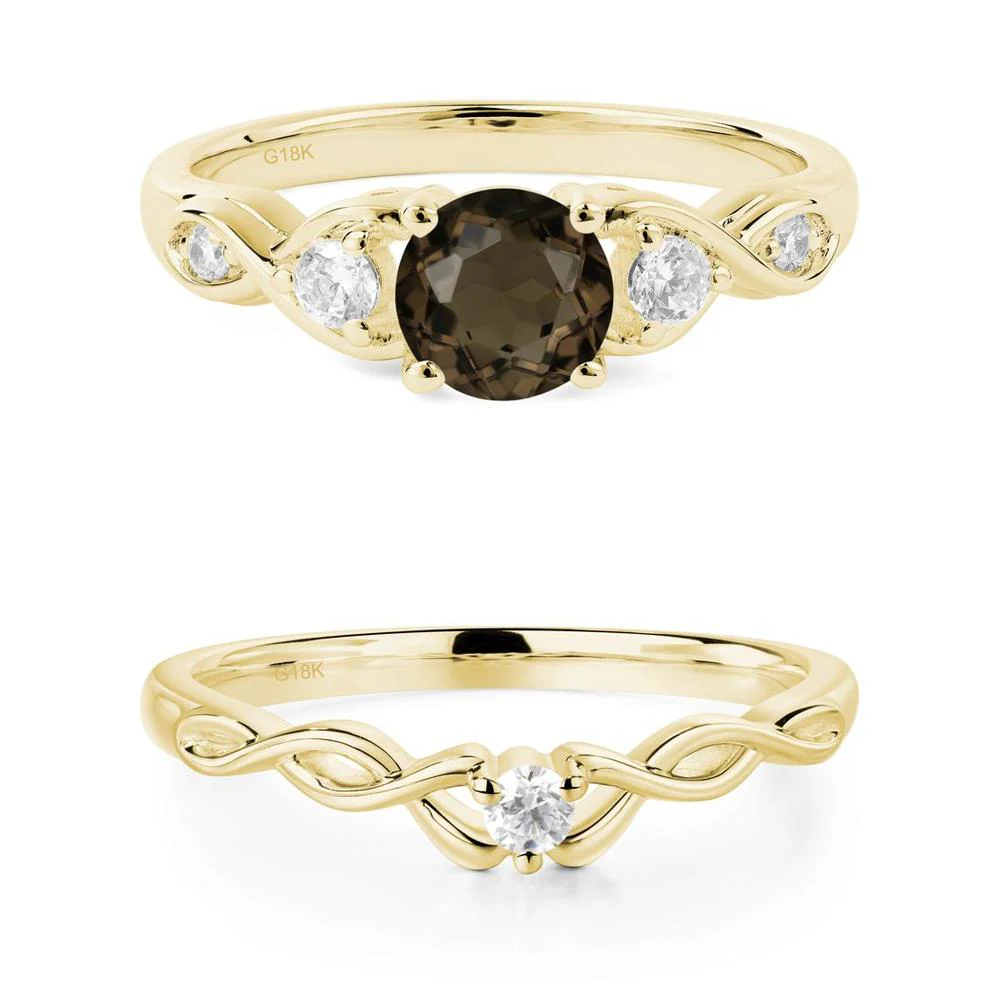 Smoky Quartz Twisted Ring - Image 13