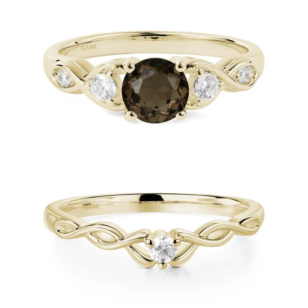 Smoky Quartz Twisted Ring - Image 17