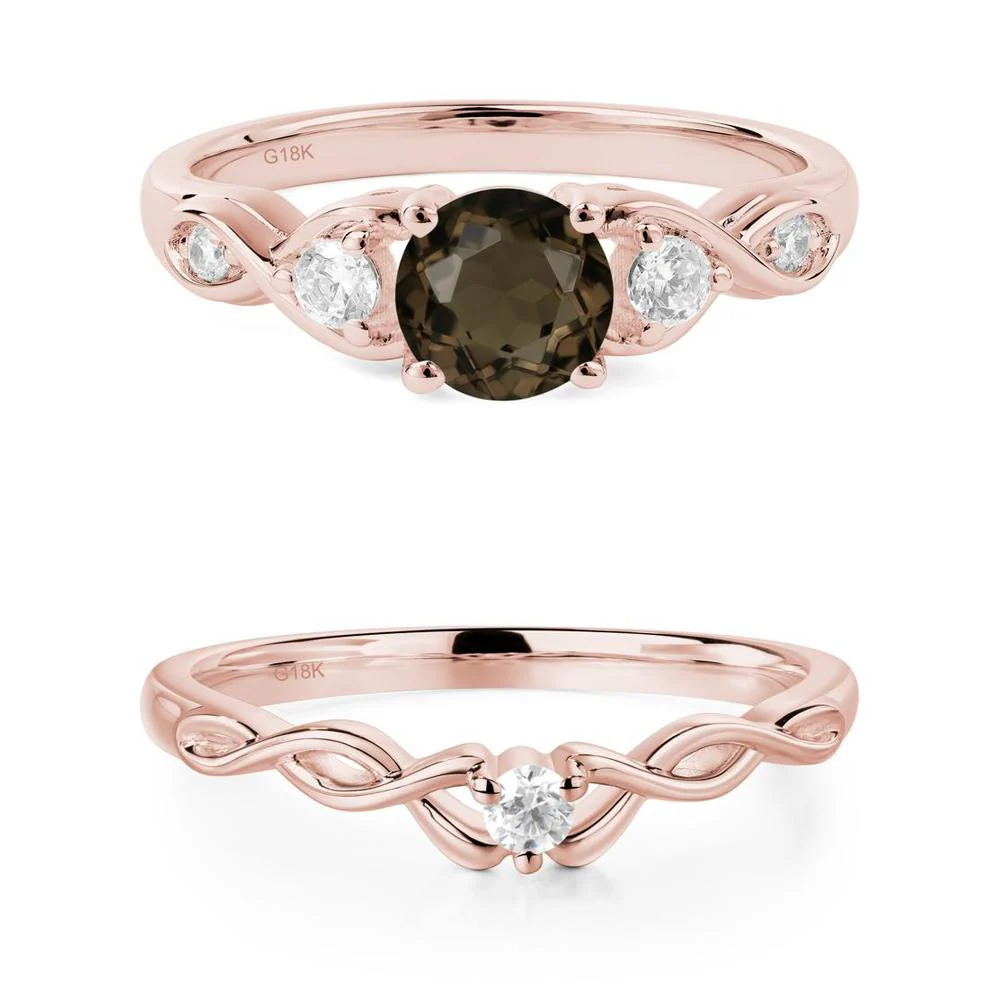 Smoky Quartz Twisted Ring - Image 23