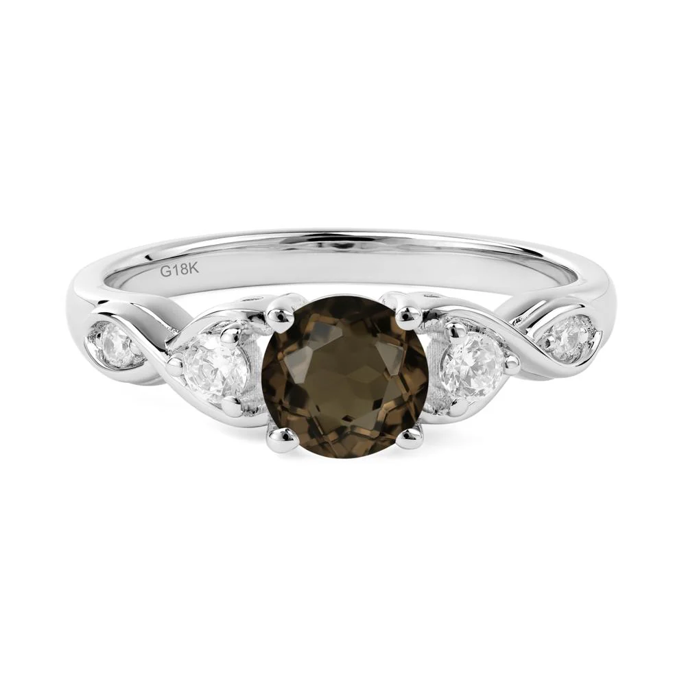 Smoky Quartz Twisted Ring - Image 9