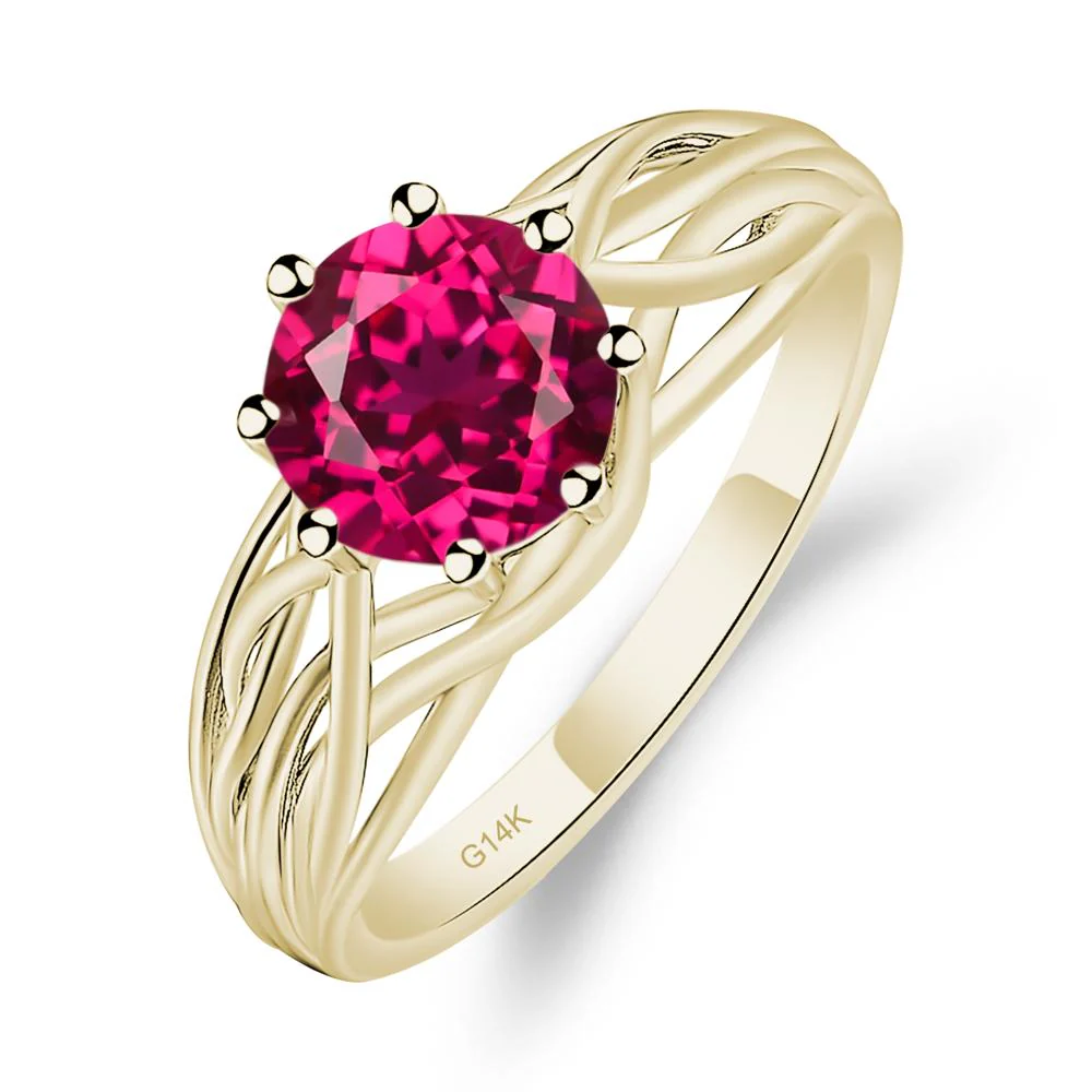 Ruby Intertwined Ring - Image 5
