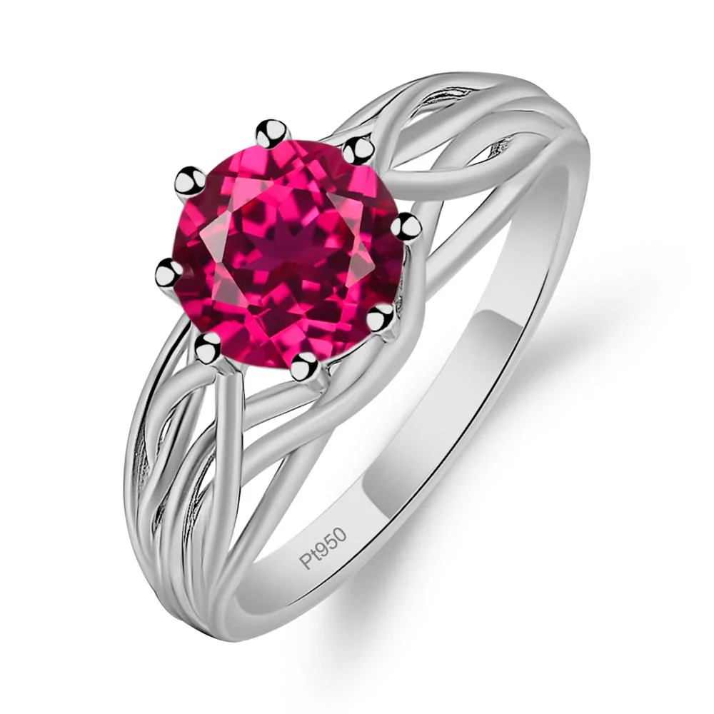 Ruby Intertwined Ring - Image 6