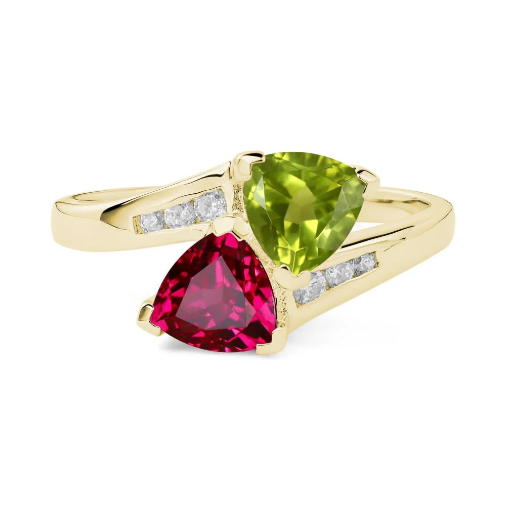 Ruby and Peridot Ring - Image 5