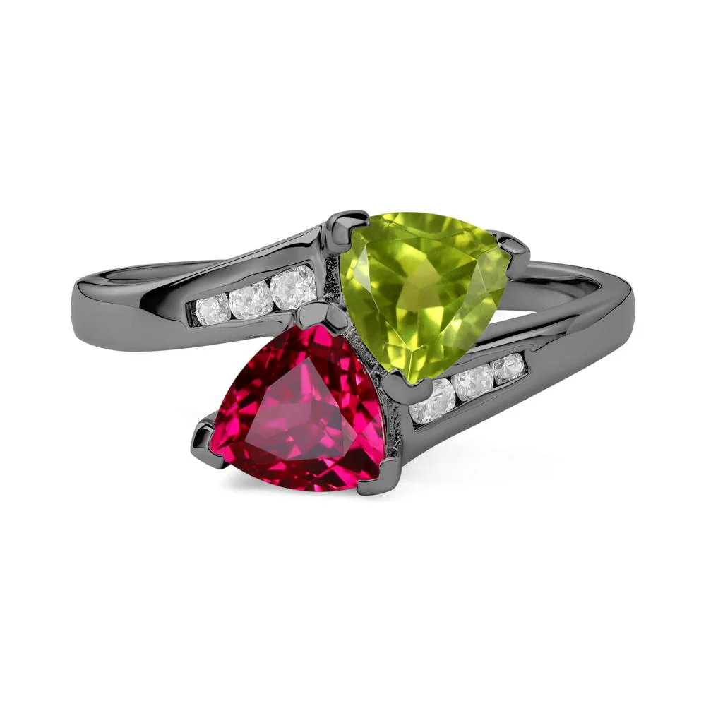 Ruby and Peridot Ring - Image 9