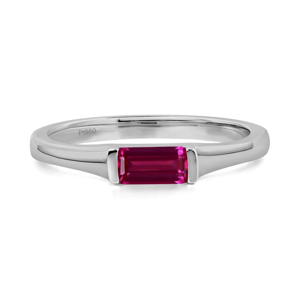 Ruby Baguette Ring - Image 8