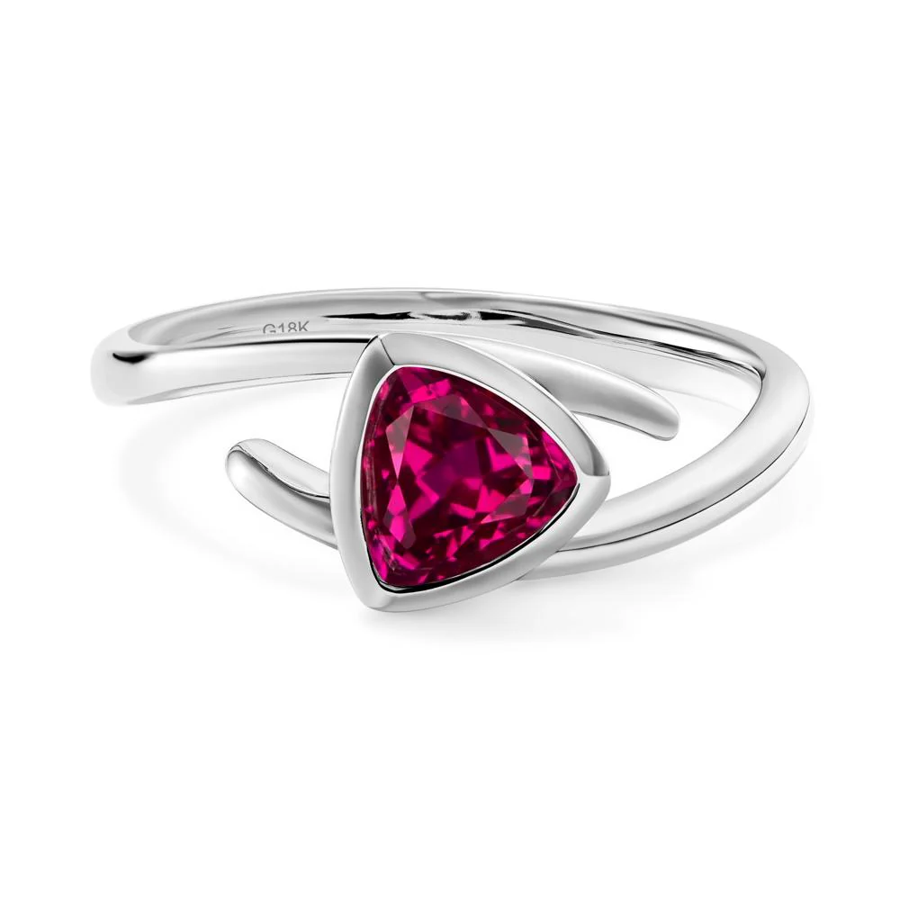 Bezel Set Ruby Ring - Image 7