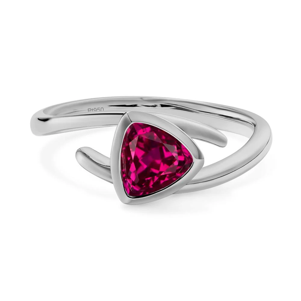 Bezel Set Ruby Ring - Image 8