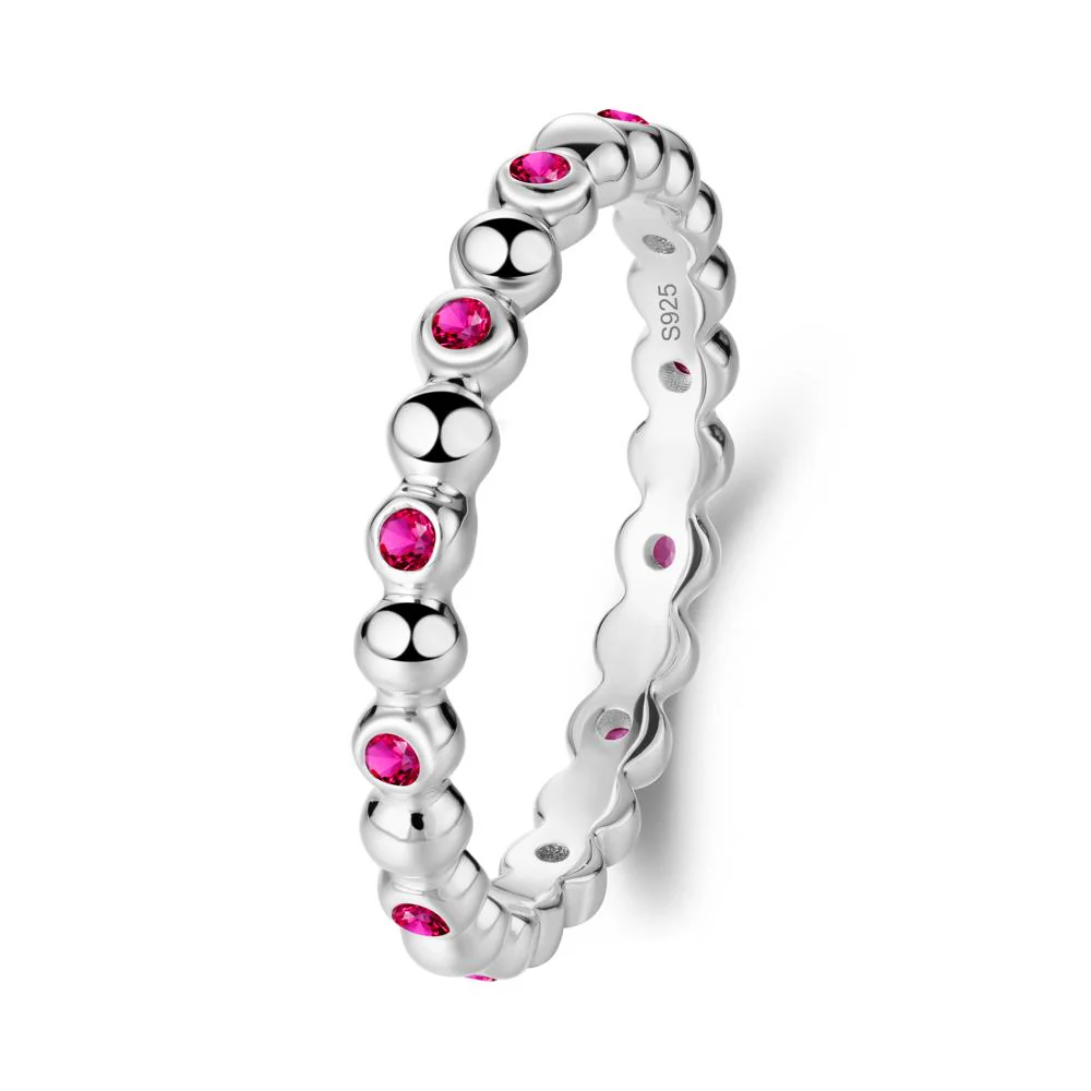 Ruby Bubble Ring