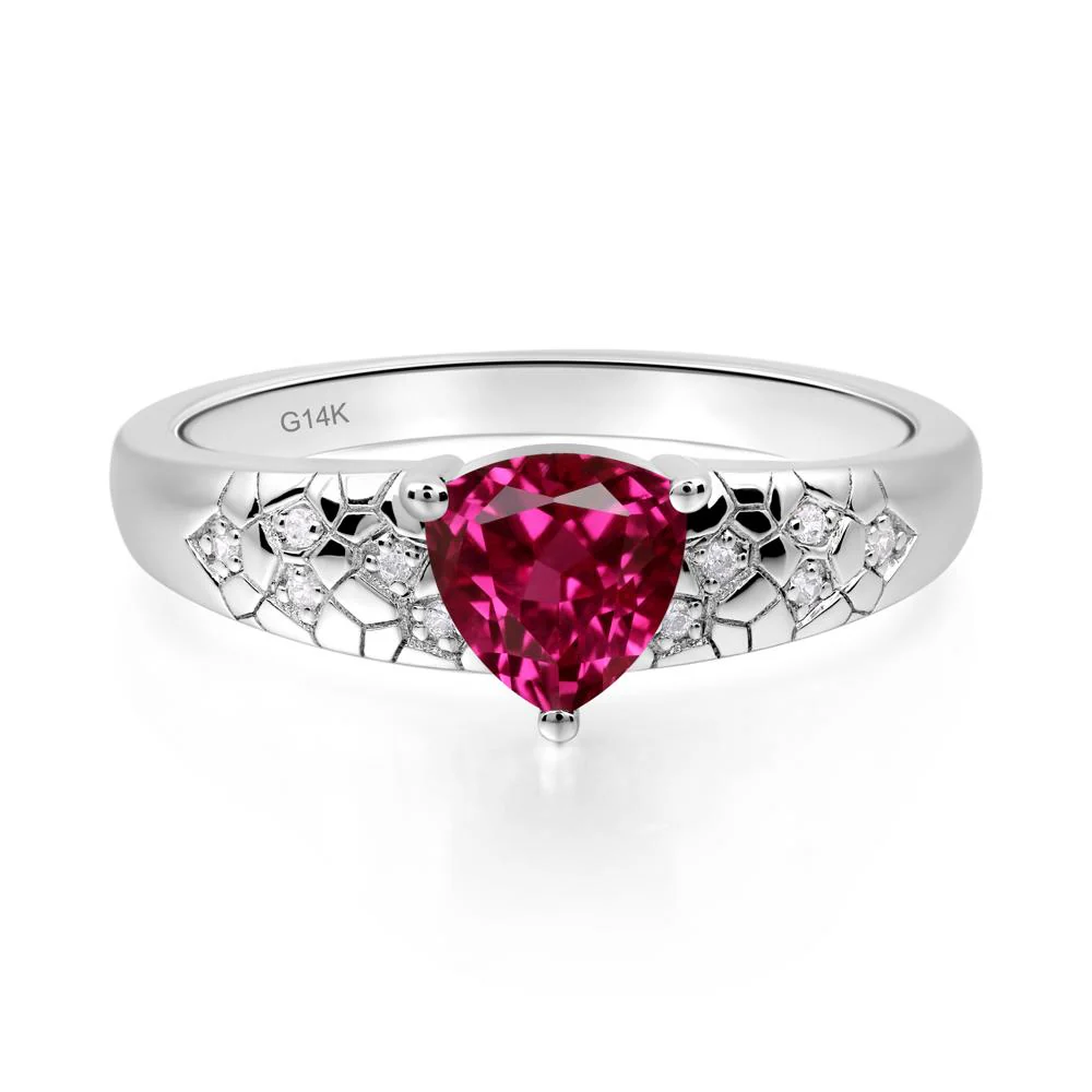 Ruby Cracked Ring - Image 3
