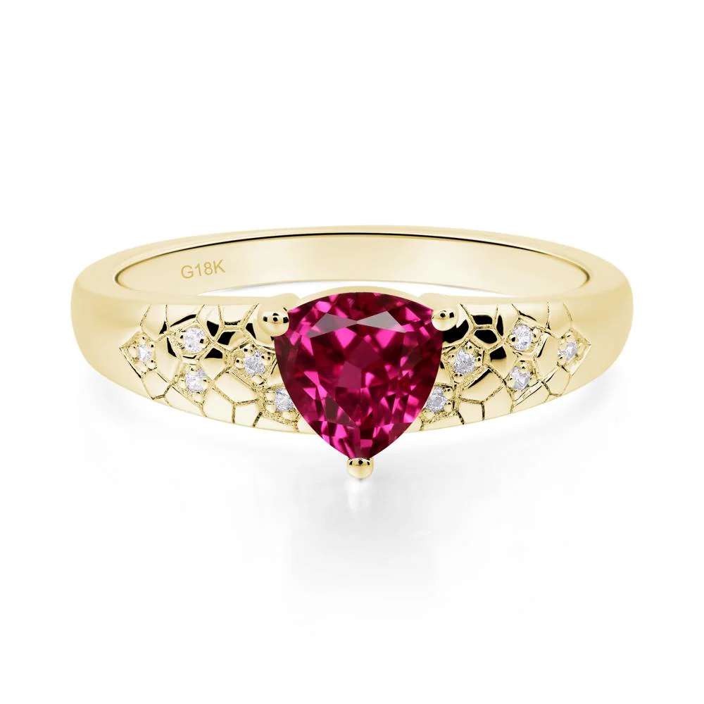 Ruby Cracked Ring - Image 4