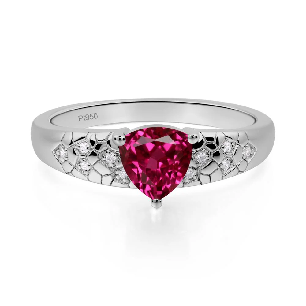 Ruby Cracked Ring - Image 5
