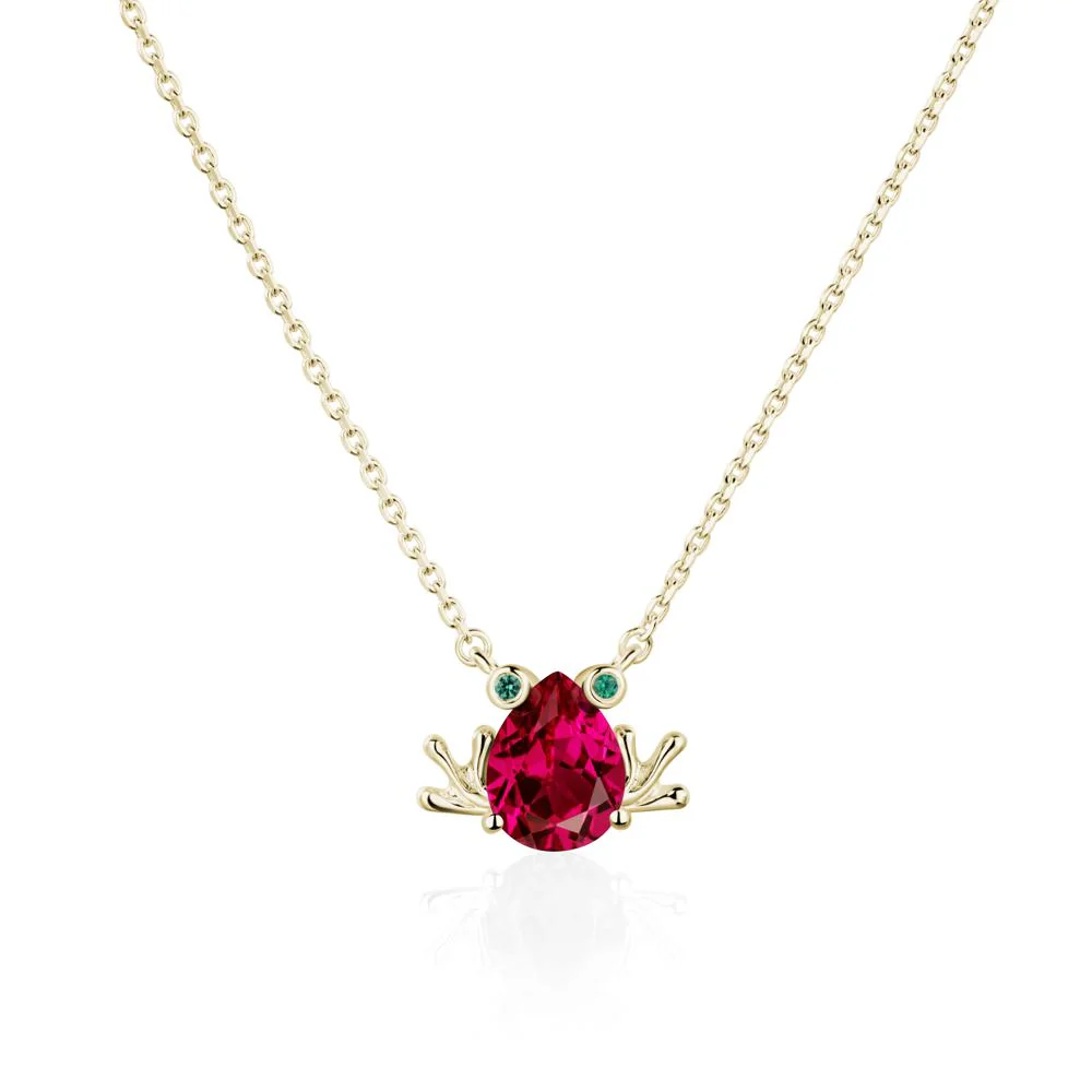 Ruby Frog Necklace - Image 4