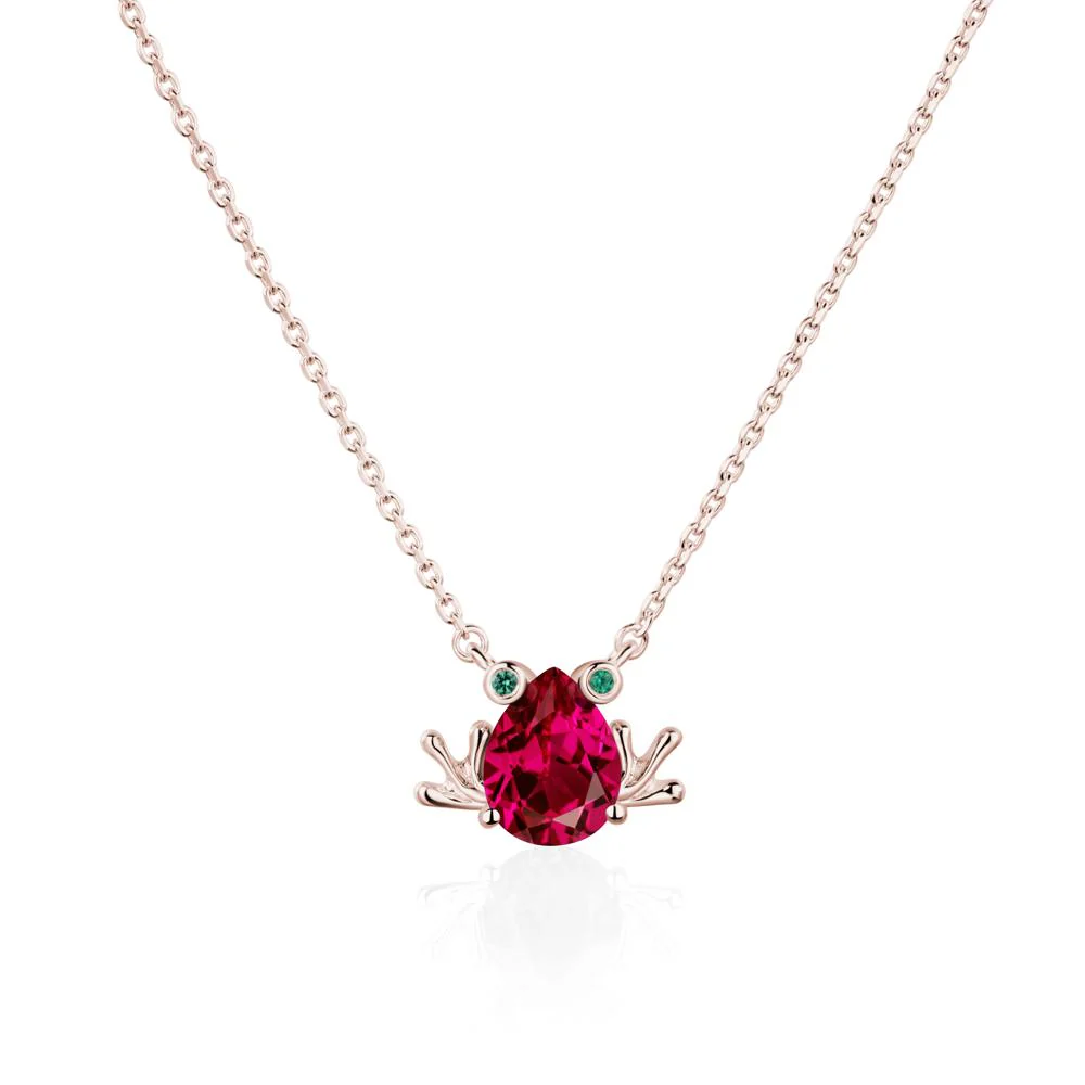 Ruby Frog Necklace - Image 5