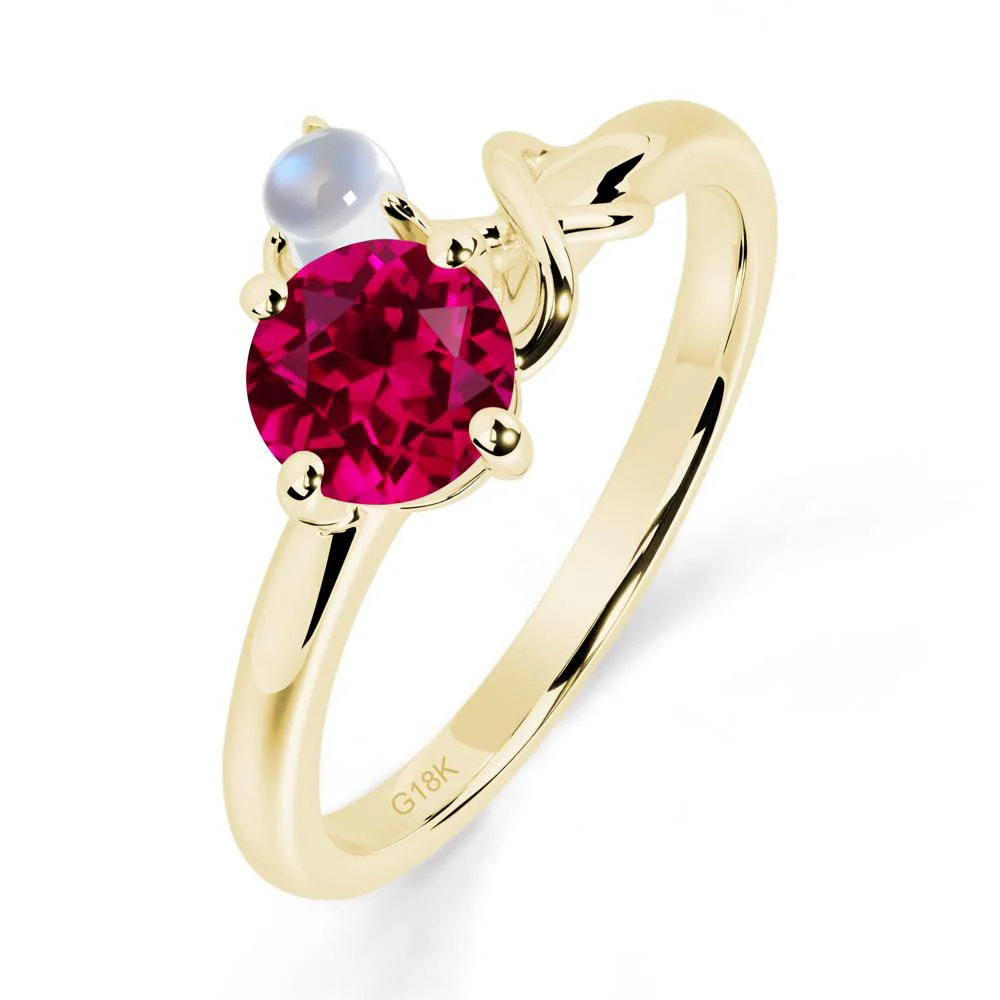 Ruby Infinity Symbol Ring - Image 6