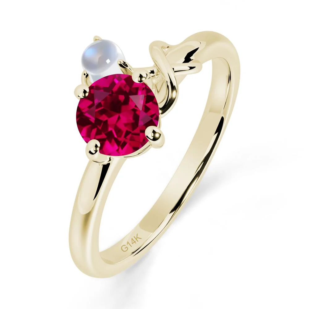 Ruby Infinity Symbol Ring - Image 7