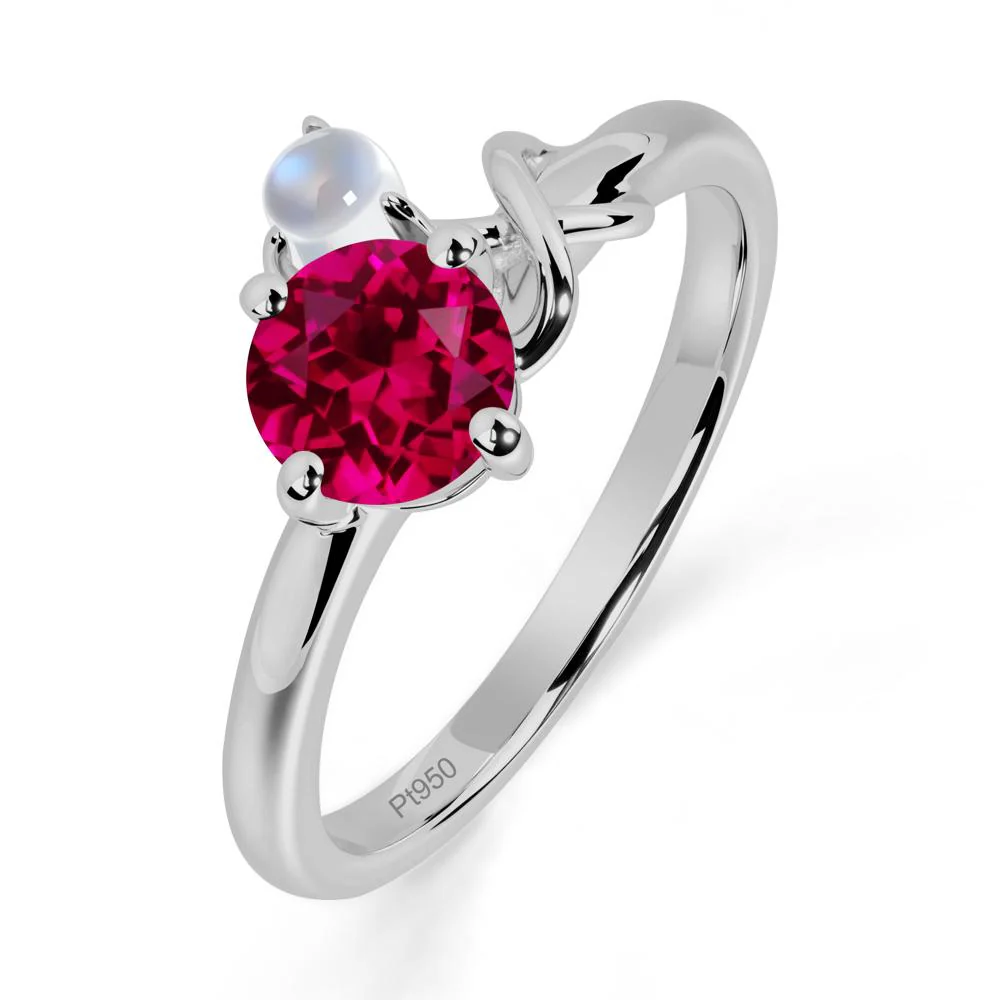 Ruby Infinity Symbol Ring - Image 8