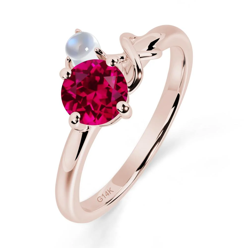 Ruby Infinity Symbol Ring - Image 9