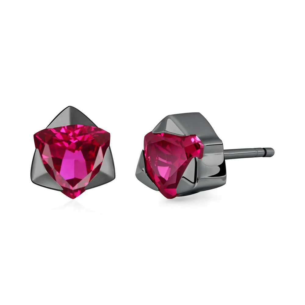 Ruby Magen David Earrings - Image 7