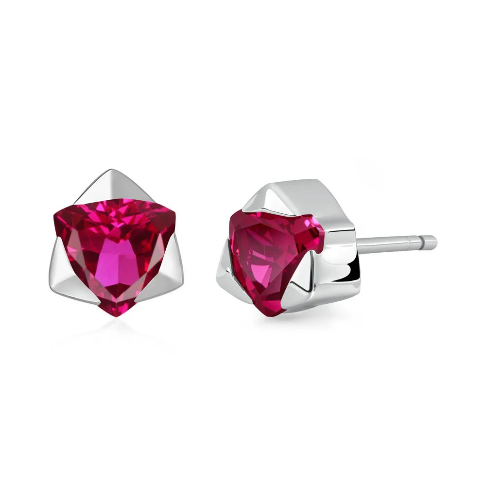 Ruby Magen David Earrings - Image 9