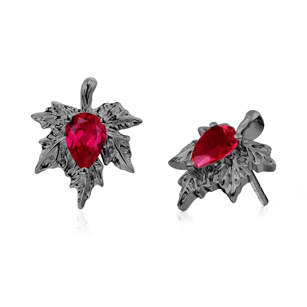 Ruby Maple Stud Earrings - Image 6