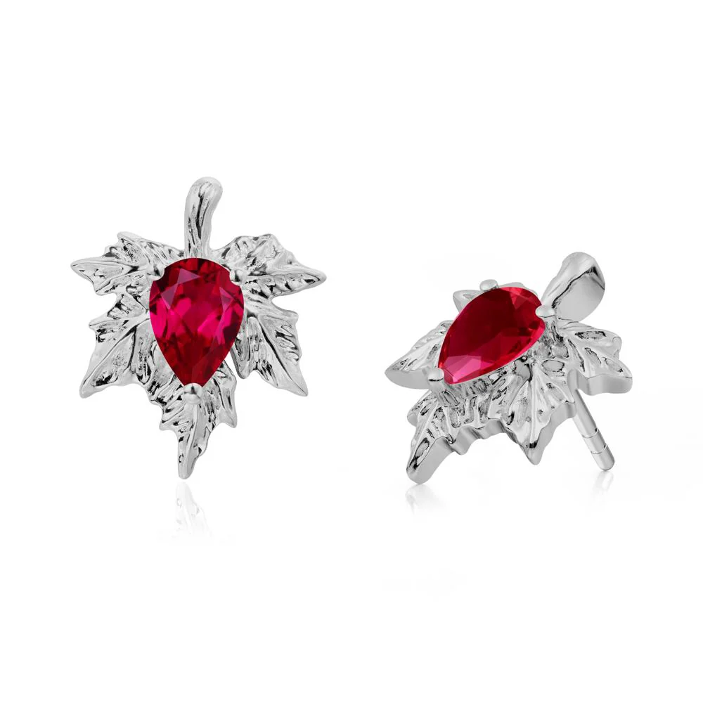 Ruby Maple Stud Earrings - Image 7