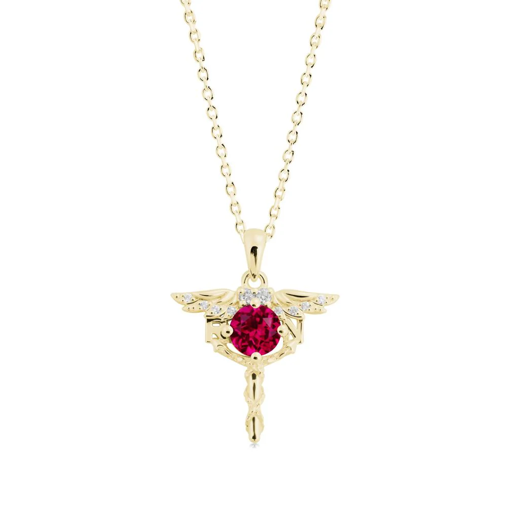 Ruby Necklace for Registered Nurse Graduation - Image 5