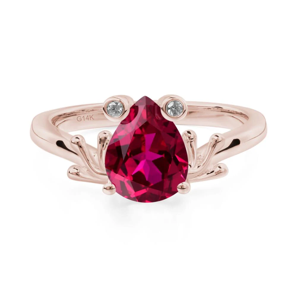 Ruby Frog Promise Ring - Image 3